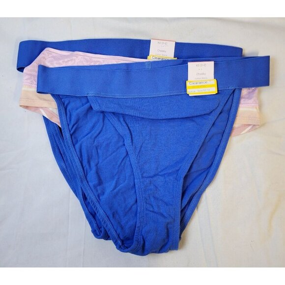 New Auden Women's Multicolor 6 Pack Mid-Rise Cheeky Underwear Size XS Lot 137 - Picture 3 of 7